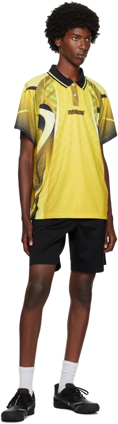Metalwood Studio Black Pleated Shorts