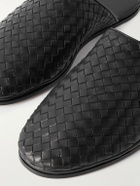 Bottega Veneta - Intrecciato Leather Slippers - Black
