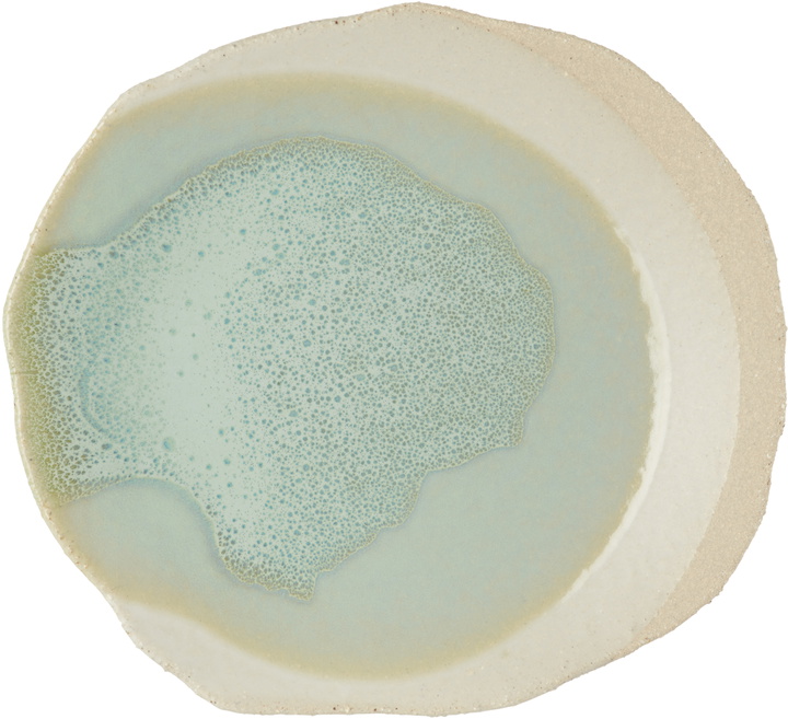 Photo: Jars Céramistes Green & Beige L Wabi Plate