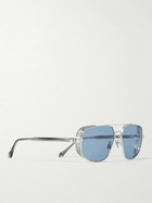 Matsuda - Aviator-Style Titanium and Acetate Sunglasses