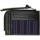 Vivienne Westwood Navy Zip Card Holder