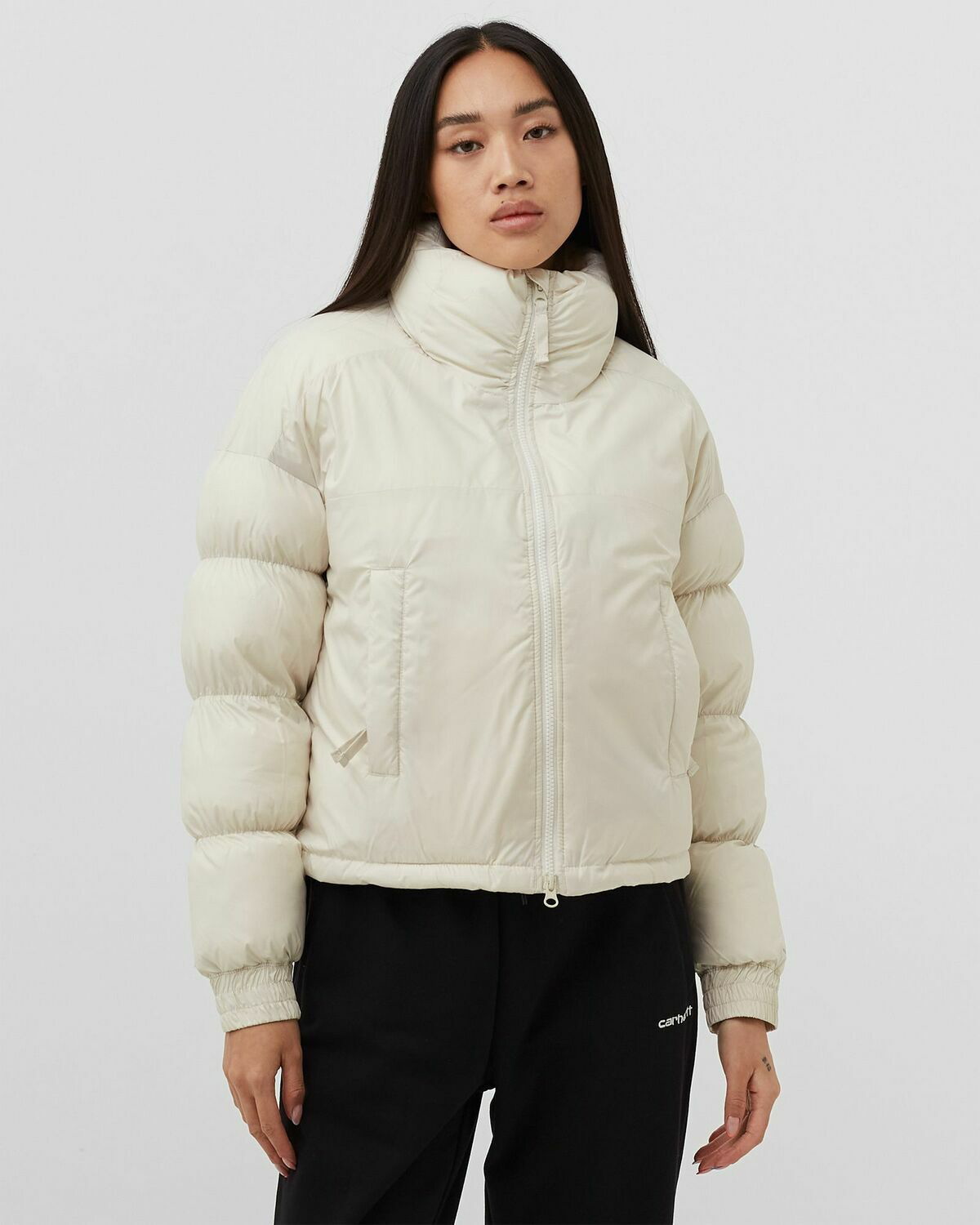 Columbia Pike Lake™ Cropped Jacket White - Womens - Down & Puffer Jackets  Columbia