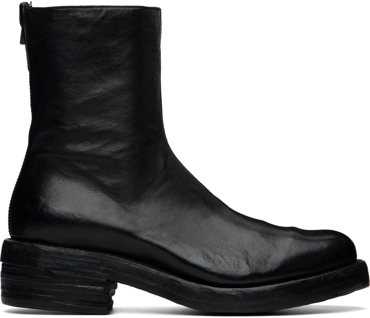 Photo: A DICIANNOVEVENTITRE Black Kangaroo M110 Boots