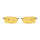 Oliver Peoples Gold and Yellow Daveigh Sunglasses