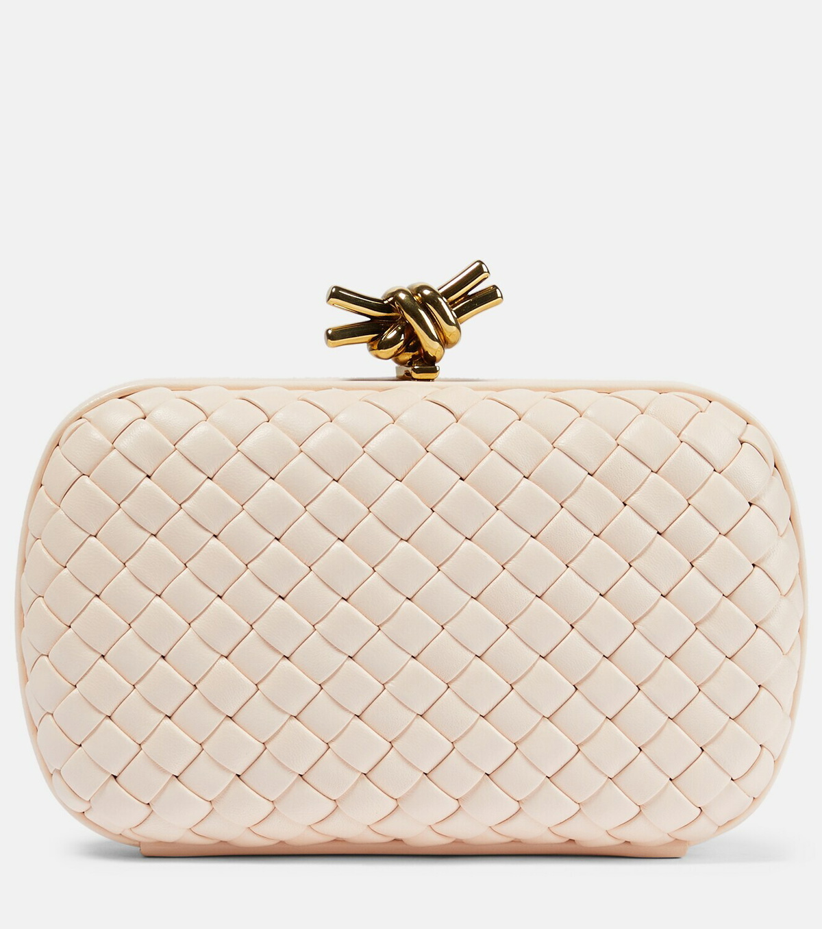 Bottega Veneta Knot leather clutch