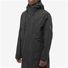 C.P. Company Men's Shell-R Hooded Parka Jacket in Black
