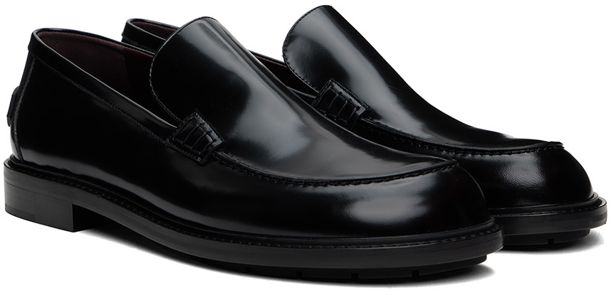 LANVIN Size 8 Black Patent Leather Slip On Loafers Lanvin Patent-Leather Loafers - Black | Editorialist main image 2