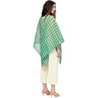 PLEATS PLEASE ISSEY MIYAKE Green Basket Madame-T Scarf