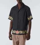 Etro Floral cotton bowling shirt