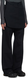 HYEIN SEO Black Flap Trousers