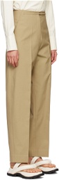 GIA STUDIOS Brown Belted Trousers