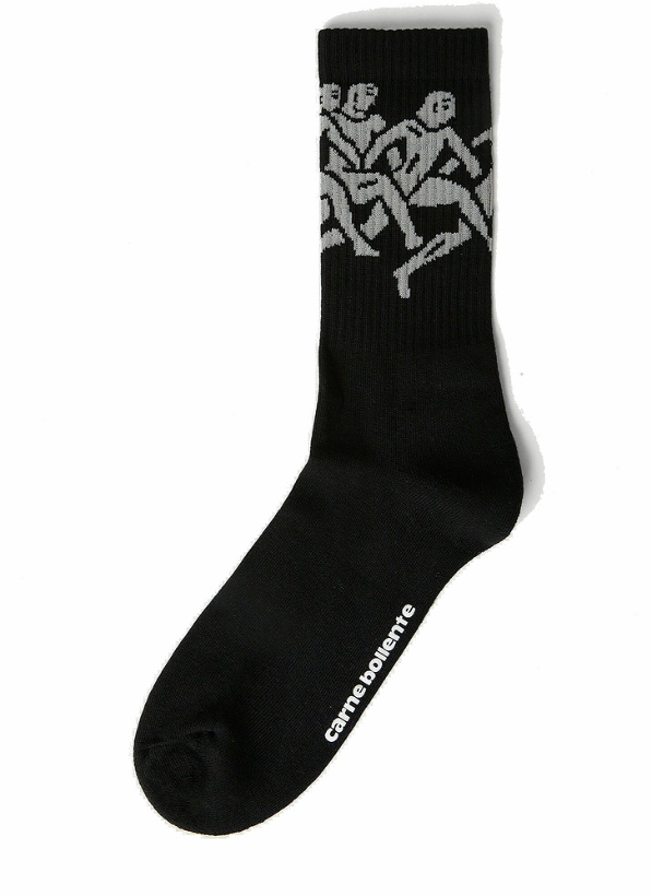 Photo: Carne Bollente - Lust Marathon Socks in Black
