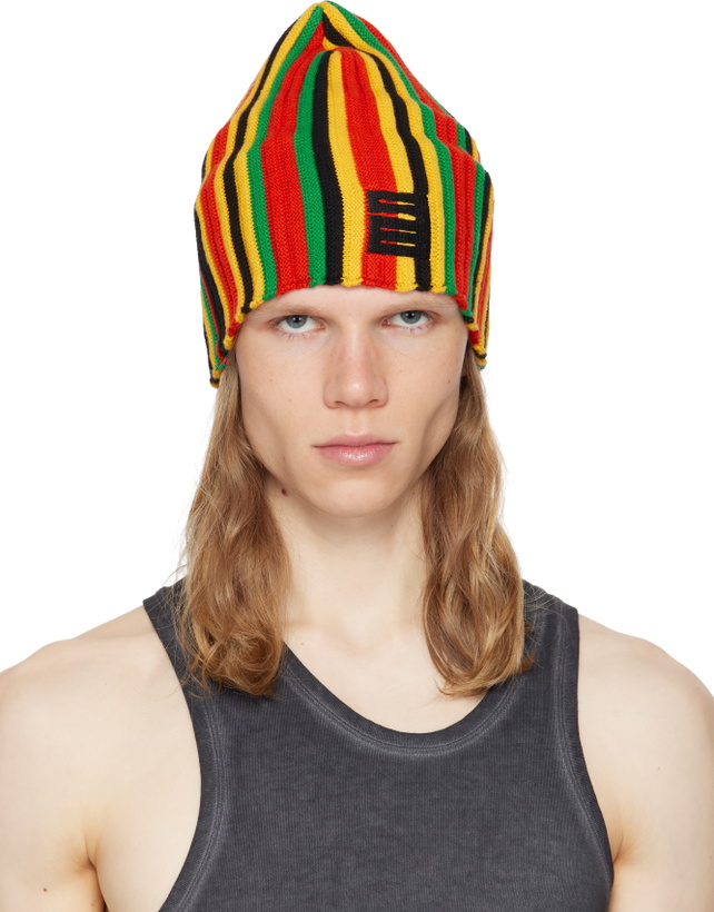 Photo: SPENCER BADU Multicolor Knitted Beanie
