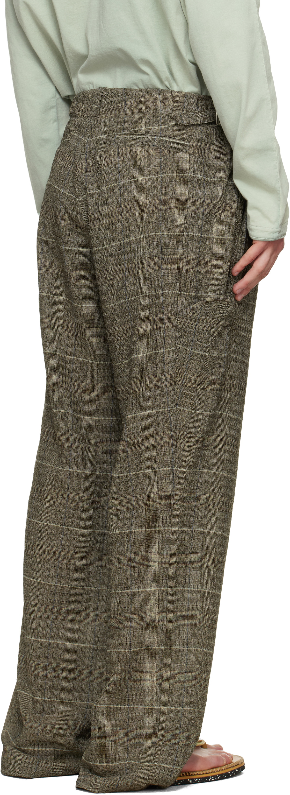 Kiko Kostadinov Taupe Andras Formal Trousers