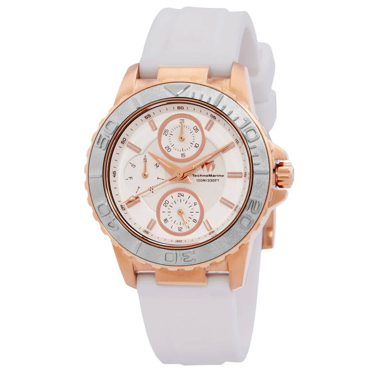 Photo: Technomarine Sea Quartz Silver Dial Ladies Watch TM-725014