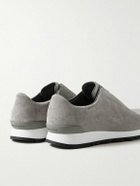 John Lobb - Lift Suede Slip-On Sneakers - Gray
