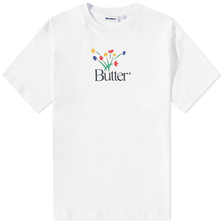 Photo: Butter Goods Men's Boquet T-Shirt in White