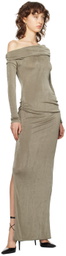 Anna October Gray Teresa Maxi Dress