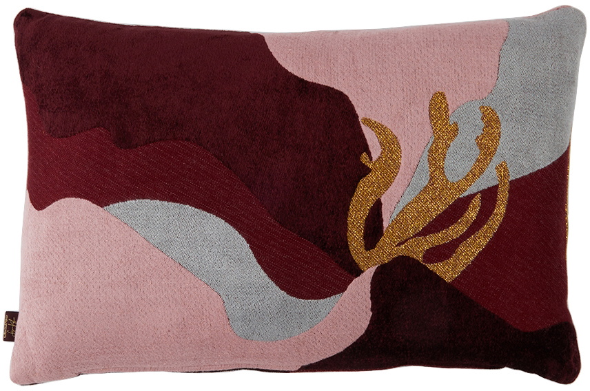 AYTM Burgundy Signe Kejlbo Edition Flores Cushion