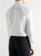 Hugo Boss - Slim-Fit Cotton-Blend Shirt - White