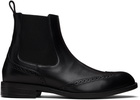 BOSS Black Leather Chelsea Boots