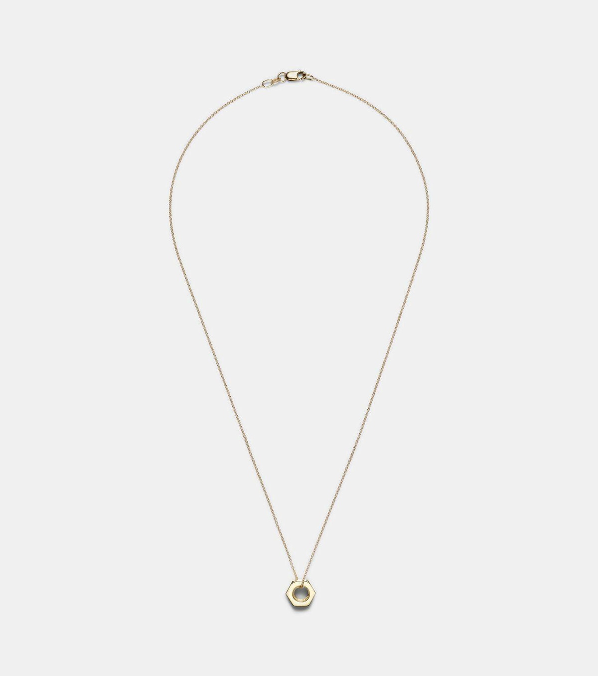 Ileana Makri Nut 18kt gold pendant necklace