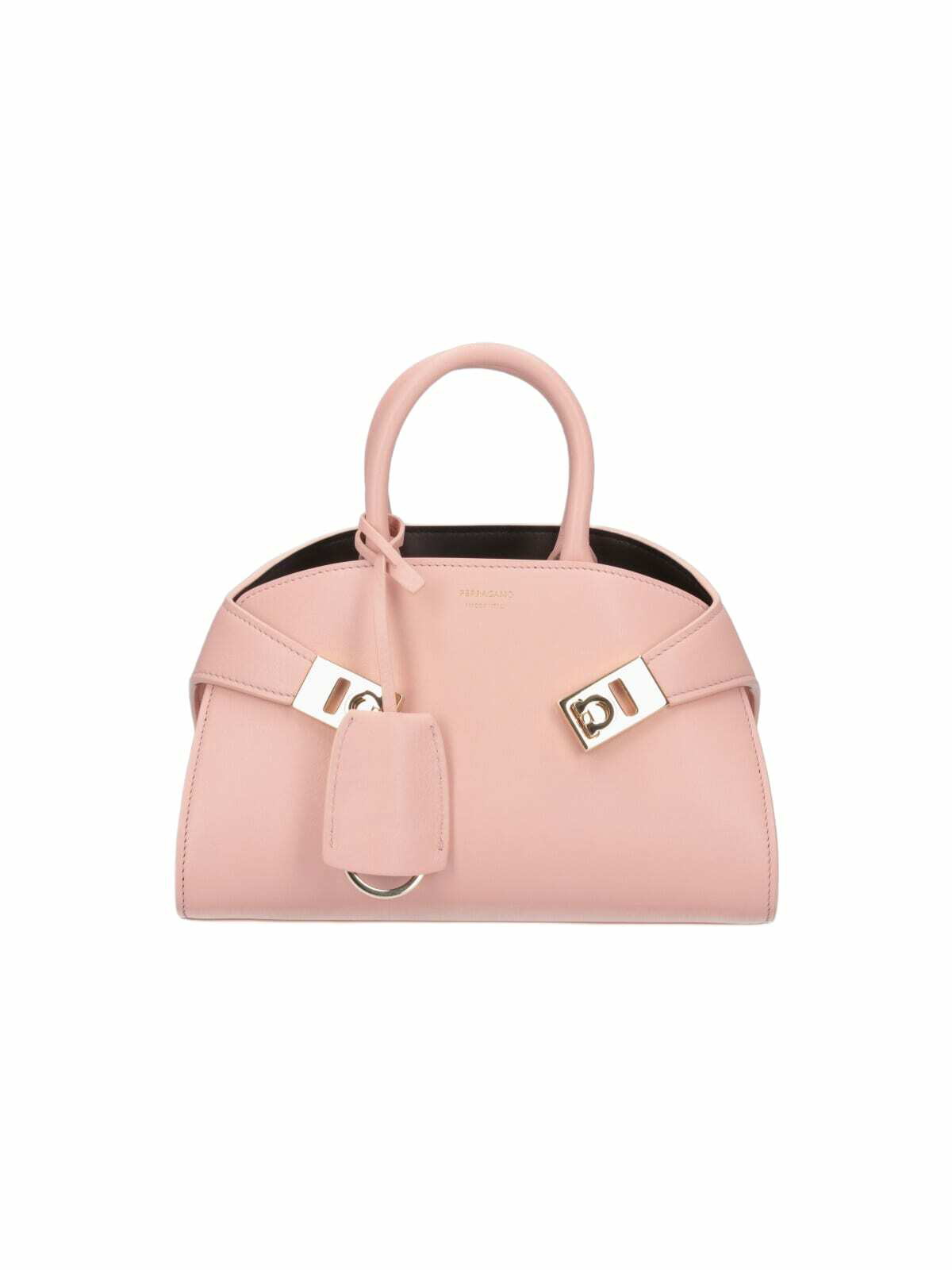 Ferragamo Grape Leather Large Shopping Bag Salvatore Ferragamo