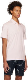 Vince Pink Layered Polo