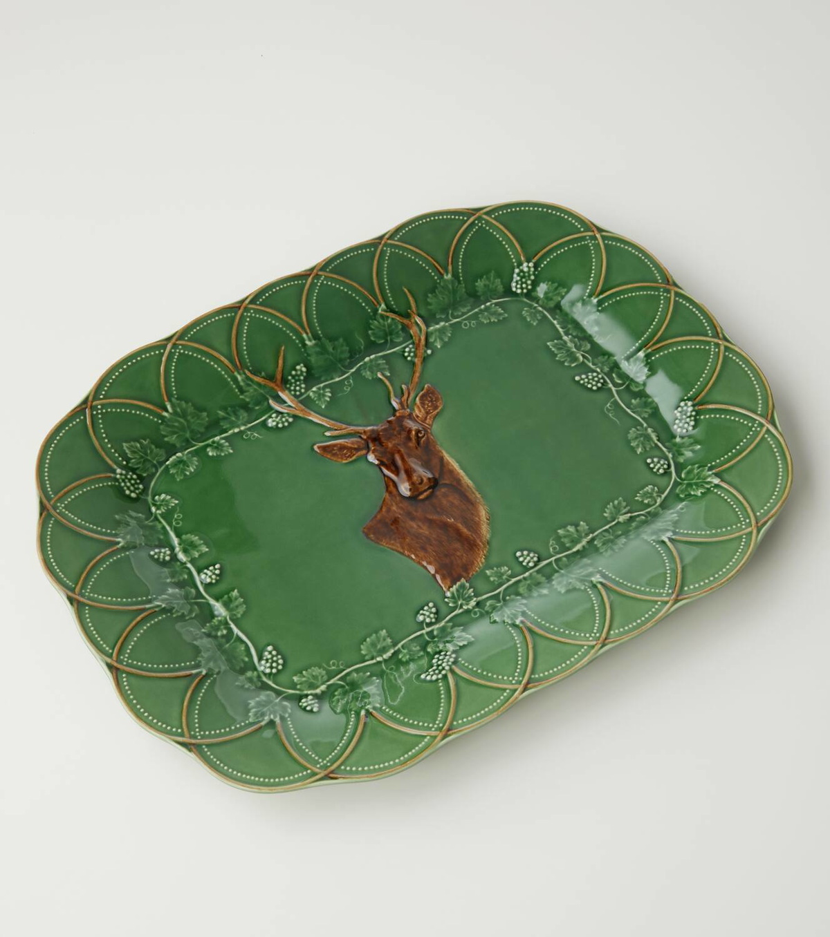 Bordallo Pinheiro Woods deer tray