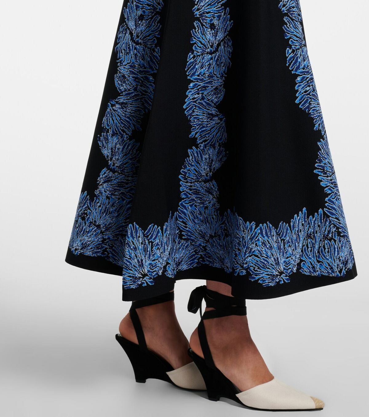 Ulla Johnson Alessia knitted jacquard midi skirt