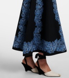 Ulla Johnson Alessia knitted jacquard midi skirt
