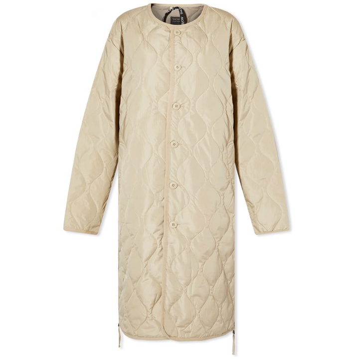 Photo: Taion Women's Crew Down Coat in Cream