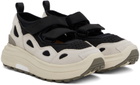 SUICOKE Black & Off-White AKK-2 Sneakers