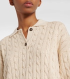Brunello Cucinelli Cable-knit cotton-blend sweater