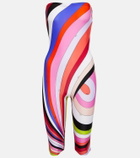 Pucci Iride-print bandeau jumpsuit