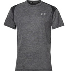 Under Armour - Streaker Twist Mélange Microthread T-Shirt - Dark gray