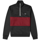 Fred Perry Authentic Colour Block Half Zip Track Top