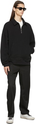 Nahmias Black Quarter-Zip Sweater