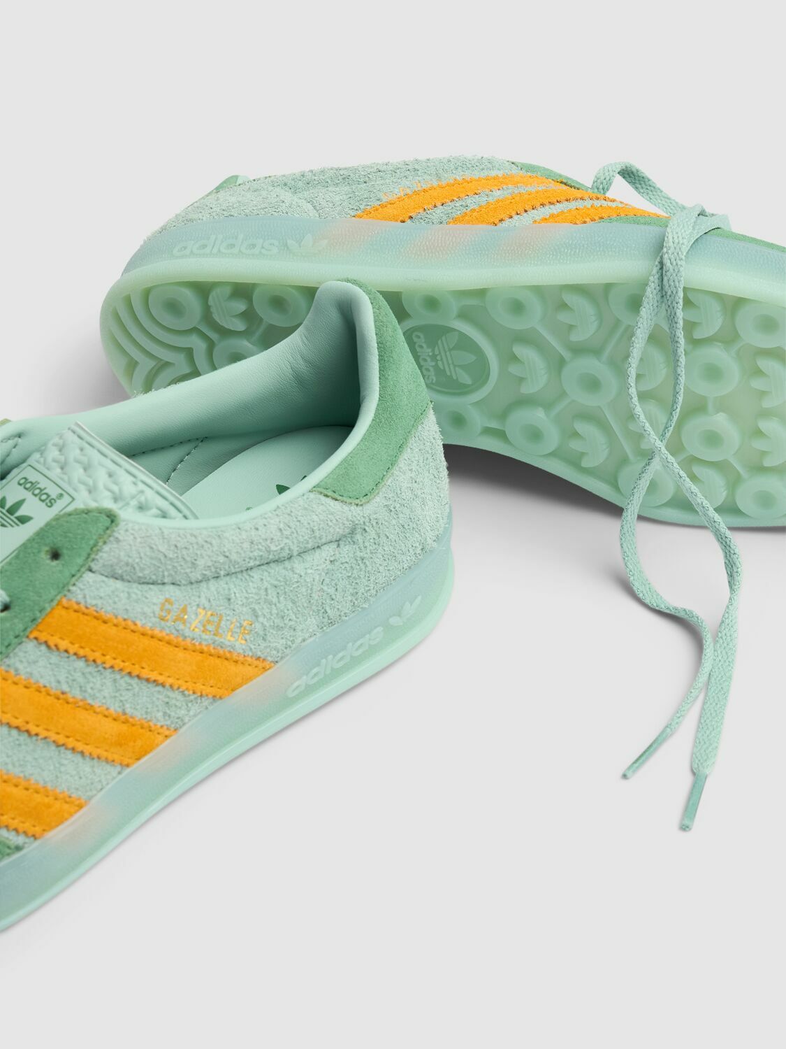 adidas gazelle silver green womens Adidas Gazelle Indoor PRM – Fresh Rags FL main image 1