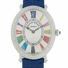 Franck Muller Infinity Quartz Diamond White Dial Unisex Watch 1638BQZCOLDRMRD(AC)