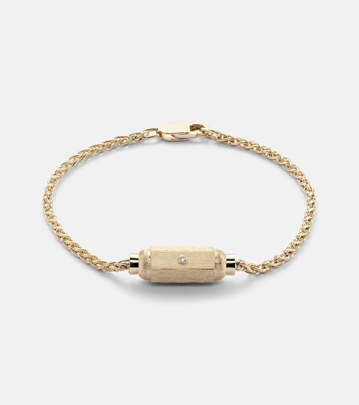 Marie Lichtenberg Coco Micro 18kt gold bracelet with diamonds