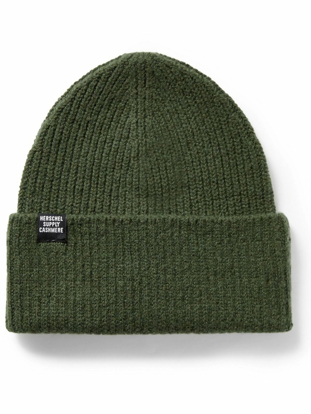 Photo: Herschel Supply Co - Cardiff Ribbed Wool and Cashmere-Blend Beanie