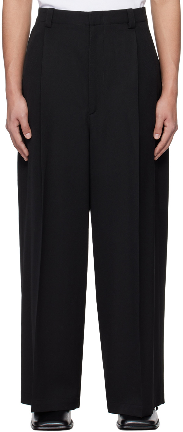 JACQUEMUS Black Les Sculptures 'Le pantalon Salti' Trousers