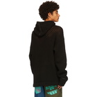 NAMESAKE Black Oversized Knit Elwood Hoodie