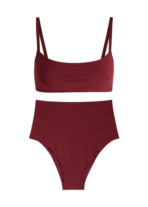 Photo: Lido Undici High Waist Bikini Dark Red