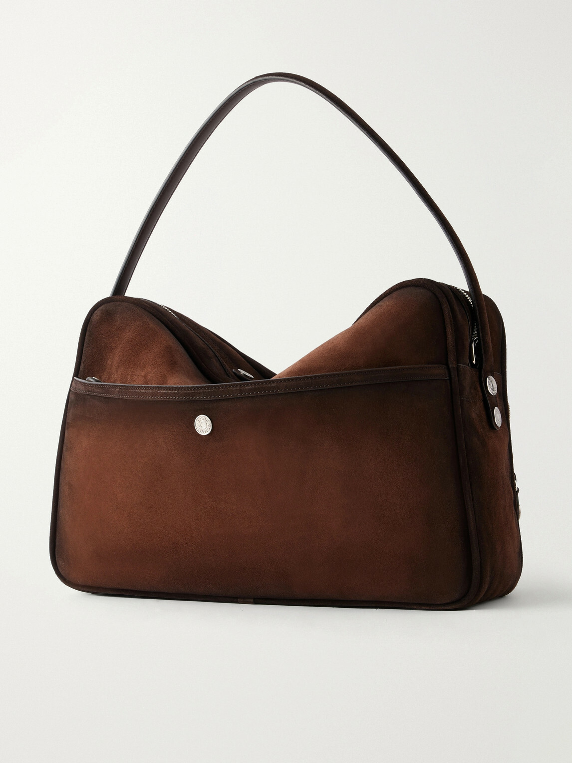 Acne Studios - Camero Camera Waxed-Suede Messenger Bag - Brown