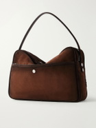Acne Studios - Camero Camera Waxed-Suede Messenger Bag - Brown