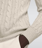 Loro Piana - Mezzocollo Treccia cashmere sweater