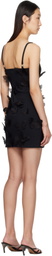 Coperni Black Butterflies Minidress
