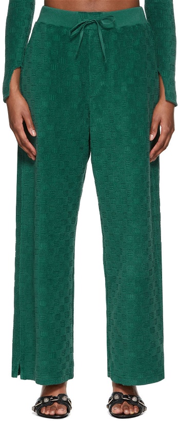 Photo: AMBUSH Green Cotton Lounge Pants